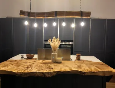 Hand-crafted Oak Beam Farmhouse Chandelier – Custom Length